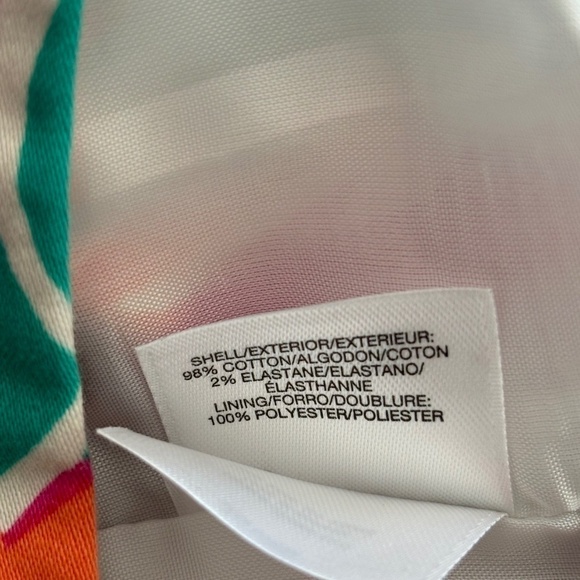 Anne Klein tropical print shift dress size 10 - Picture 10 of 14